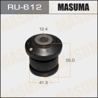 Сайлентблок DEMIO/DY3W, DY5W передній нижній MASUMA RU612