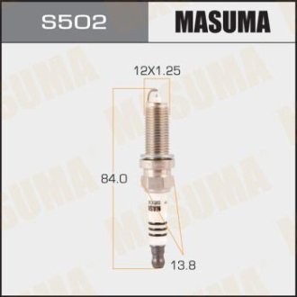 Свічка запалювання IRIDIUM+PLATINUM (SC20HR11) (ILKAR7B11) MASUMA S502IP