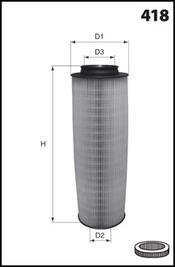 Фільтр повітря (аналогWA9485/LX816/5) MECAFILTER EL9224