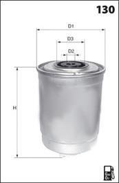 Фільтр палива (аналогWF8460/KL788) MECAFILTER ELG5406