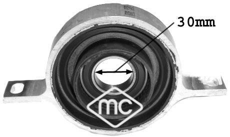 Подшипник подвесной BMW 1 (E81), 1 (E82), 1 (E87), 1 (E88), 3 (E90), 3 (E91), 3 (E92), 3 (E93), 3 (F30, F80), 3 (F31), 4 (F32, F82), 4 (F33 1.6-3.0H 06.04- Metalcaucho 05822