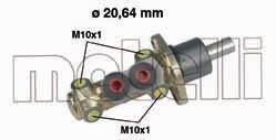 Циліндр гальмівний (головний) VW Passat B3/B4 88-97/Caddy/Golf II/Jetta II/Scirocco 82-92 Metelli 05-0142