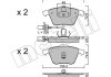 Колодки тормозные (передние) Audi A6 97-05 (+датчики) Metelli 22-0549-0 (фото 2)