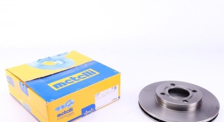 Диск тормозной (передний) Audi 80/90/100 76-91 (257x21.6) (вентилируемый) Metelli 23-0061