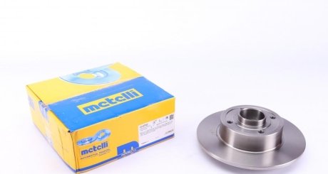 Диск тормозной (задний) Renault Clio 05-/Megane 02- (240х8) (+ABS) (с подшипником) (+ESP) (полный) Metelli 23-0722