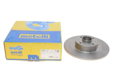 Диск тормозной (задний) Renault Scenic II/Megane II 03-10 (270х10) (+ABS) (с подшипником) (полный) Metelli 23-0804