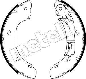 Комплект тормозных колодок Metelli 530082