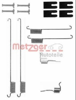 Монтажный к-кт тормозных колодок METZGER 105-0829