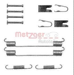 Монтажный к-кт тормозных колодок METZGER 105-0883