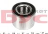 Підшипник маточини (задньої) Renault Megane/Clio 01- (25x52x37) (к-кт) MEYLE 16-14 650 0001 (фото 2)