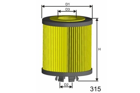 Масляный фильтр MISFAT L107