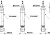 VW амортизатор OESpectrum задн.d=11mm,L=45mm Audi A3,Seat,Golf VII 12- MONROE 376193SP (фото 4)