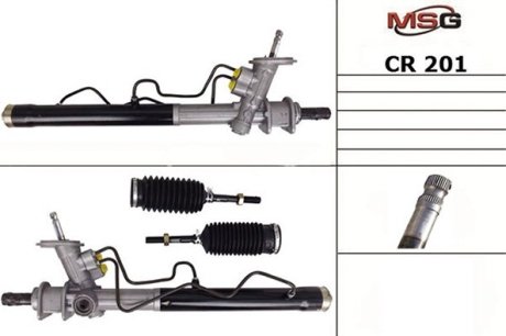 Рулевая рейка с ХПК новая CHEVROLET AVEO (T250, T255) 05-,KALOS 05- MSG CR201