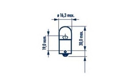 Лампа R5W 24V 5W BA15s NARVA 17181