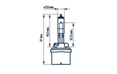 3000 Лампа H27W/1 12V 27W PG13 HALOGEN MINIATURE NARVA 48041