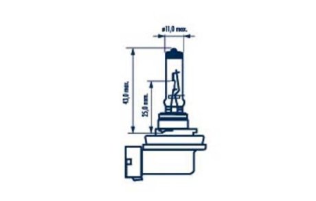 3000 Лампа H11 LONG LIFE 12V 65W PGJ19-2 LONG LIFE NARVA 48078