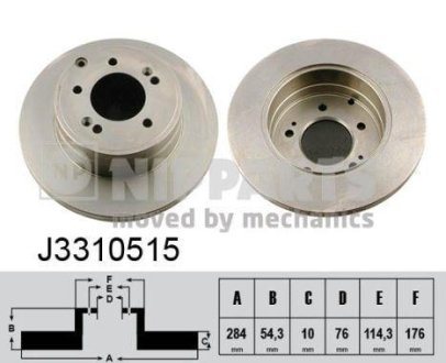 Тормозные диски NIPPARTS J3310515