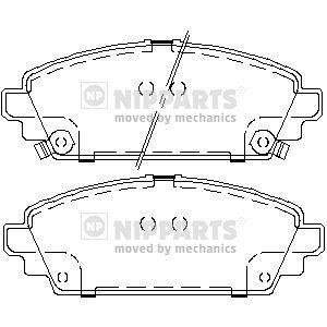 Тормозные колодки дисковые NIPPARTS J3604048