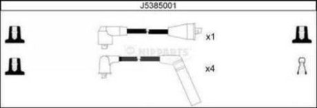 Комплект кабелей зажигания NIPPARTS J5385001