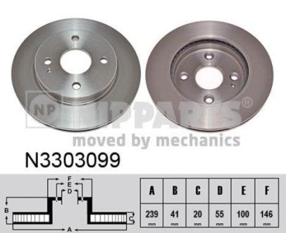 Тормозные диски NIPPARTS N3303099