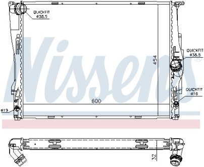 Радиатор NISSENS 60786A