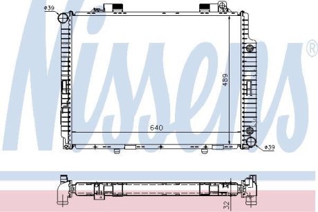 Радиатор NISSENS 62665A