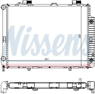 Радиатор NISSENS 62666A