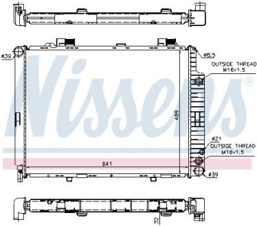 Радиатор NISSENS 62691A