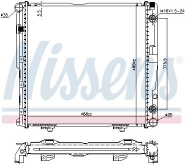 Радиатор NISSENS 62751A