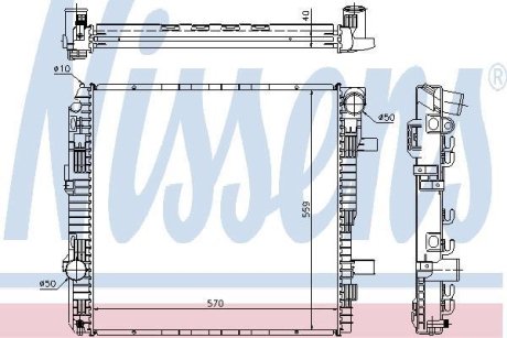 Радіатор NISSENS 62794A