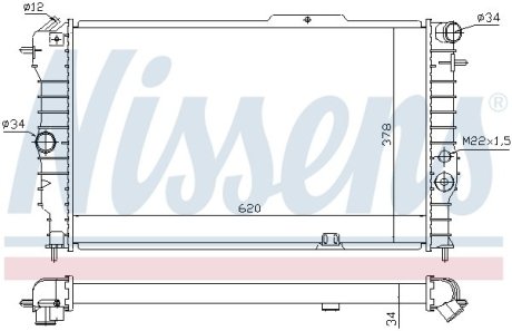 Радиатор NISSENS 630631