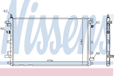 Радиатор NISSENS 630772