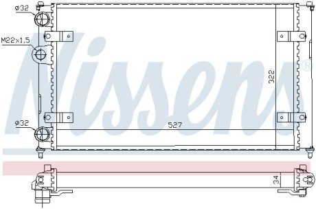 Радиатор NISSENS 639951