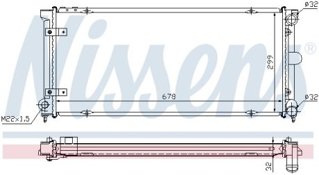 Радіатор NISSENS 640041