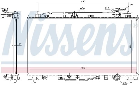 Радиатор NISSENS 646812