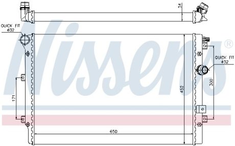 Радиатор NISSENS 65015