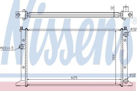 Радиатор NISSENS 65266