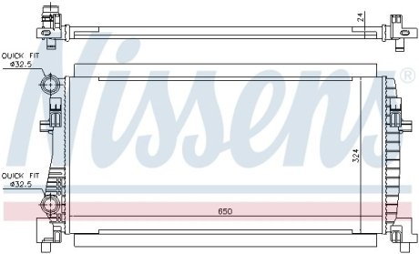 Радіатор NISSENS 65317