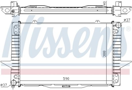 Радиатор NISSENS 65536A