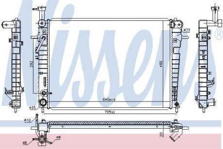 Радиатор NISSENS 675005