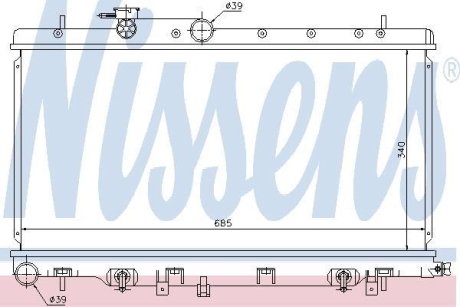 Радиатор NISSENS 67711