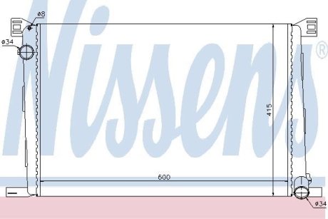 Радиатор NISSENS 69706