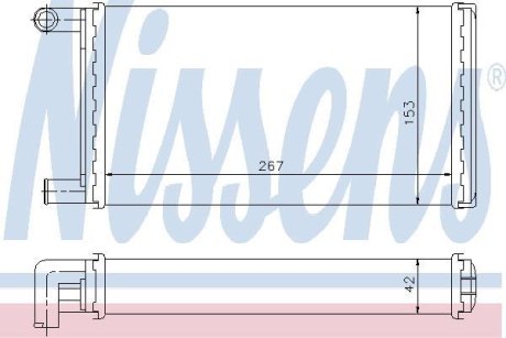 Радіатор пічки NISSENS 72004