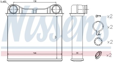 Радиатор отопления NISSENS 72049