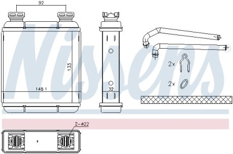 Радиатор отопления NISSENS 72072