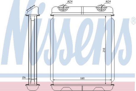 Радиатор отопления NISSENS 73341