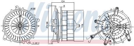 Вентилятор салону NISSENS 87217