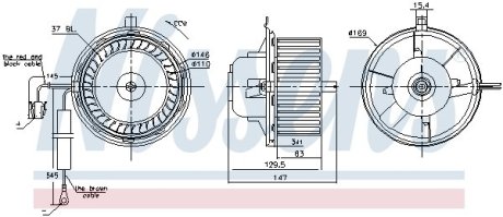 Вентилятор салону NISSENS 87404