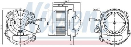 Вентилятор салону NISSENS 87430