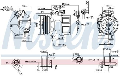 Компрессор кондиционера NISSENS 890062